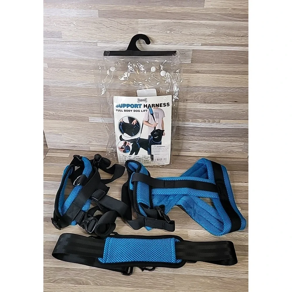 DogLemi Full Body‎ Dog Lift Harness Blue Size Small 7-35lb Adjustable NEW